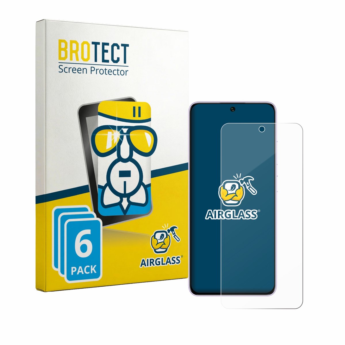 Screenprotector 6 Stuks voor Oukitel C26 Beschermglas transparant