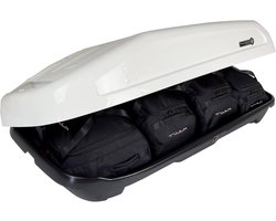 Dakbox Tassen Set - Reisbagage Set - Reisruimte Benutten - Perfecte Pasvorm - 4 stuks - Zwart
