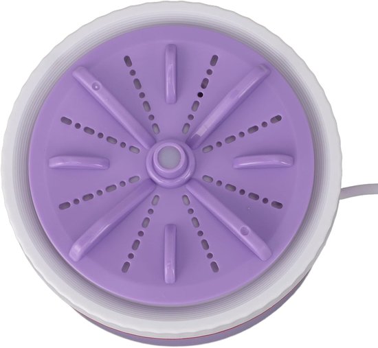 Mini Wasmachine - Draagbare Reiniger - Kleding Wassen - USB Aangedreven - 15 x 11 x 7 cm - Paars van MINI — afbeelding 5