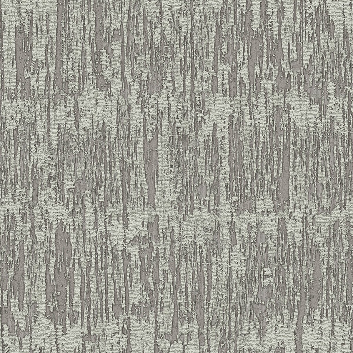 Structuur behang Profhome SA524034-DI vliesbehang hardvinyl warmdruk in reliëf gestempeld uni glanzend grijs platinagrijs zilver 5,33 m2