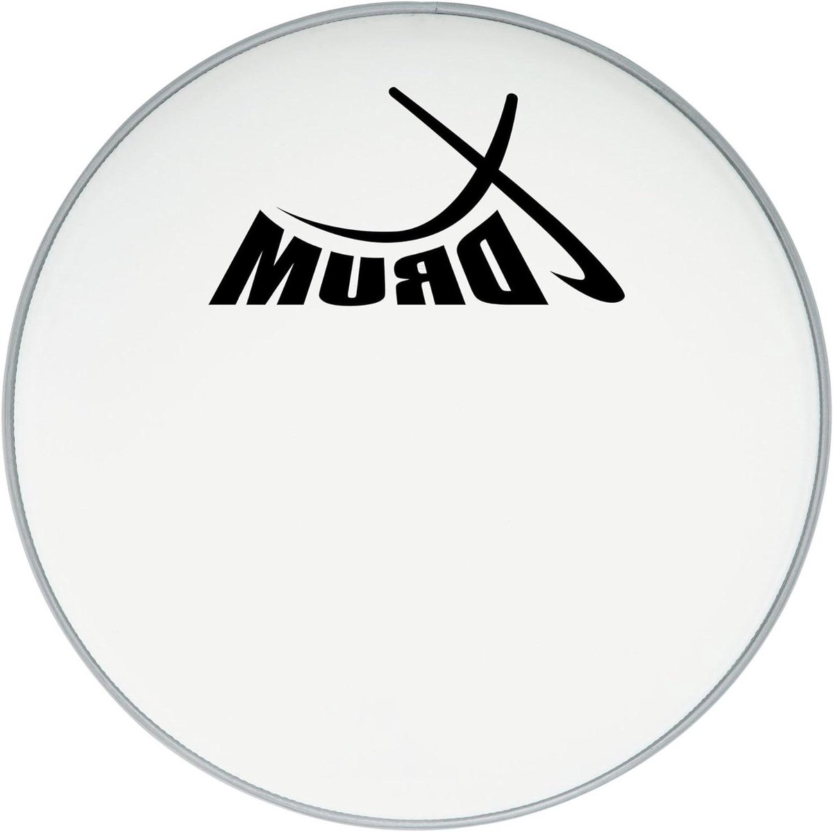 Drumvel - Bassdrum vel - Muziek Maken - Warme Klank - 22 inch - Wit