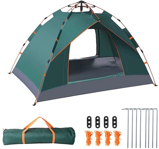 Lifero Camping Tent - Automatisch Pop-up Tent - Easy-up - Kampeertent 2 Persoons - Bijzet Tent - Festival Tent - Vis Tent - Groen van Merkloos — afbeelding 5