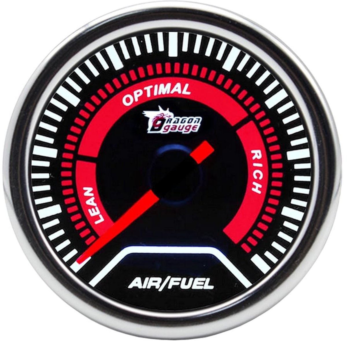 VT Goods - Brandstof Luchtverhouding Meter - Hoogwaardige Indicator - 52mm - Met witte achtergrondverlichting - Nauwkeurige metingen - Geschikt voor...