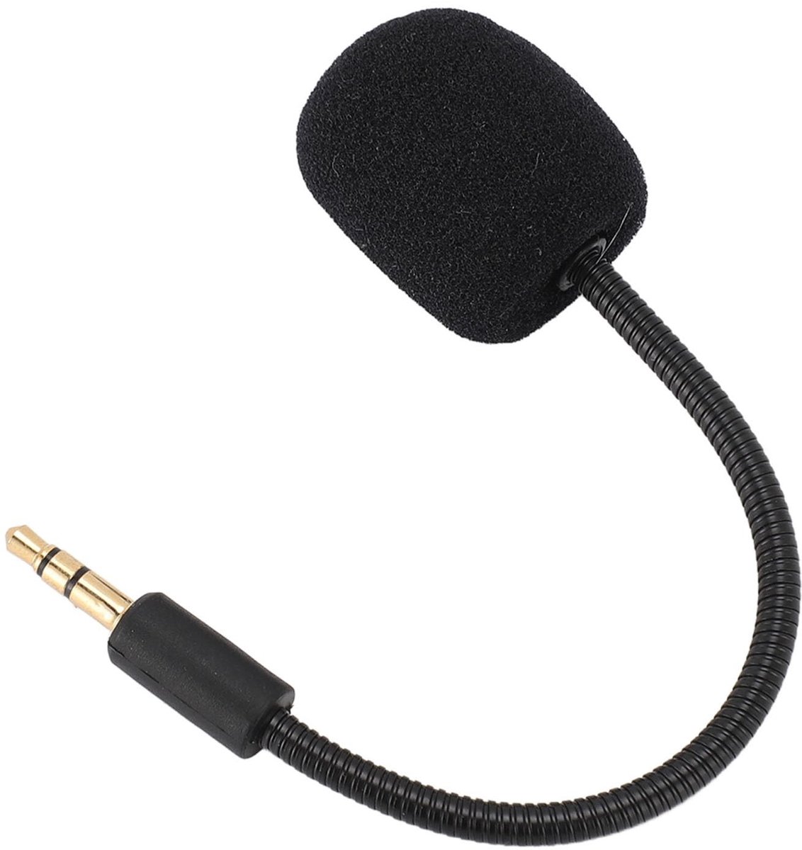SPHProducts - Microfoonvervanging - Afneembare microfoonboom - Ideale vervanging voor gamemicrofoons - 3,5 mm aansluiting - Plug and Play - Geschikt vo...