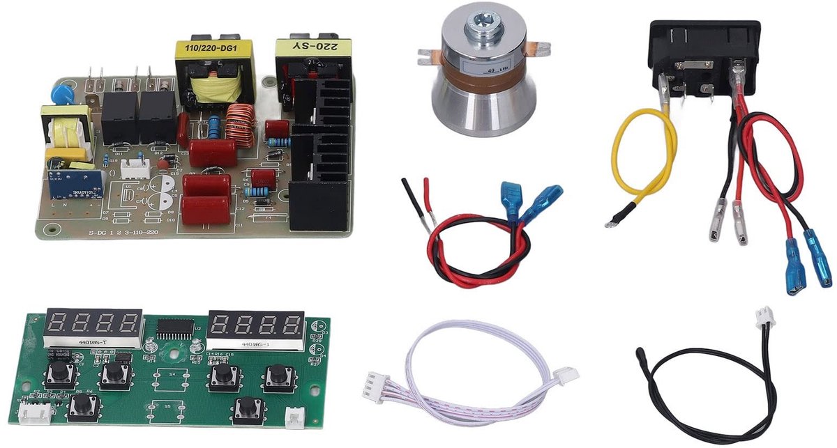 Ultrasone Reinigingsmachine PCB 60W 40KHZ voor Circuitborden - DIY Oplossing