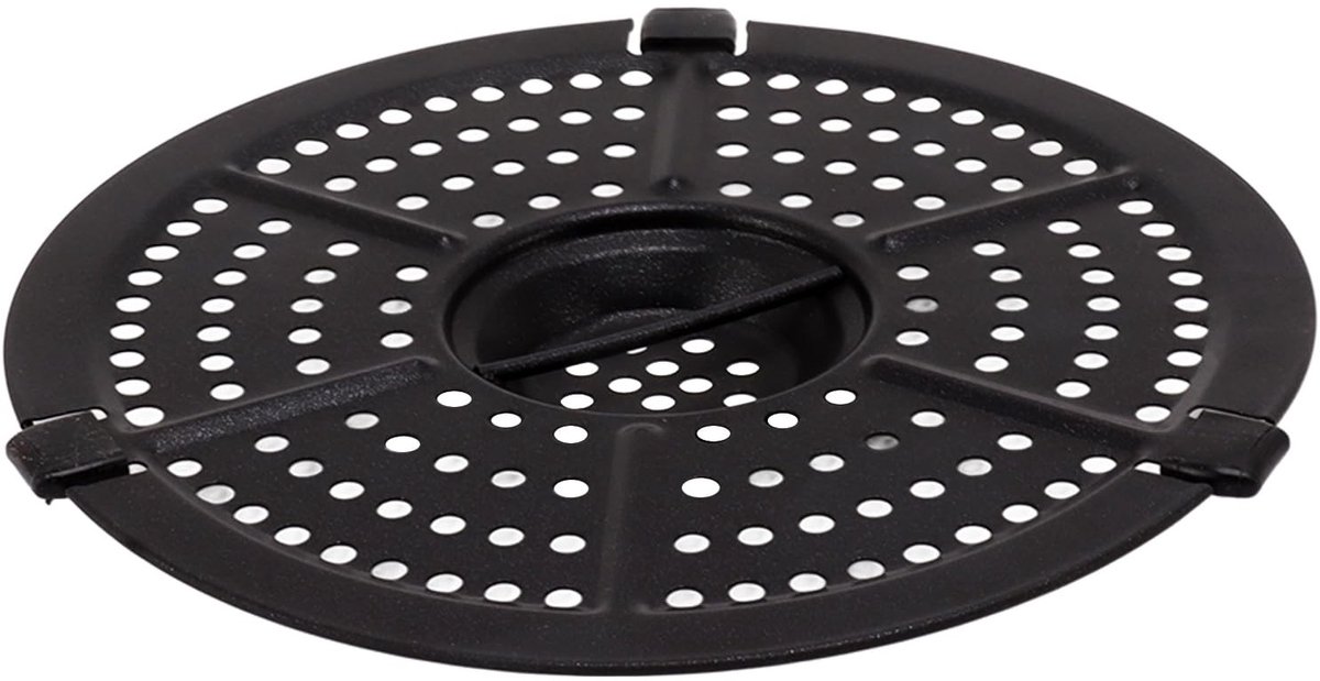 Allecto - Air Fryer Grill Rack - Vervangende Grillplaat voor Gezond Bakken - 15.5 cm - Geschikt voor Friet en Bacon - Ideaal voor Kipschotels - Geo...