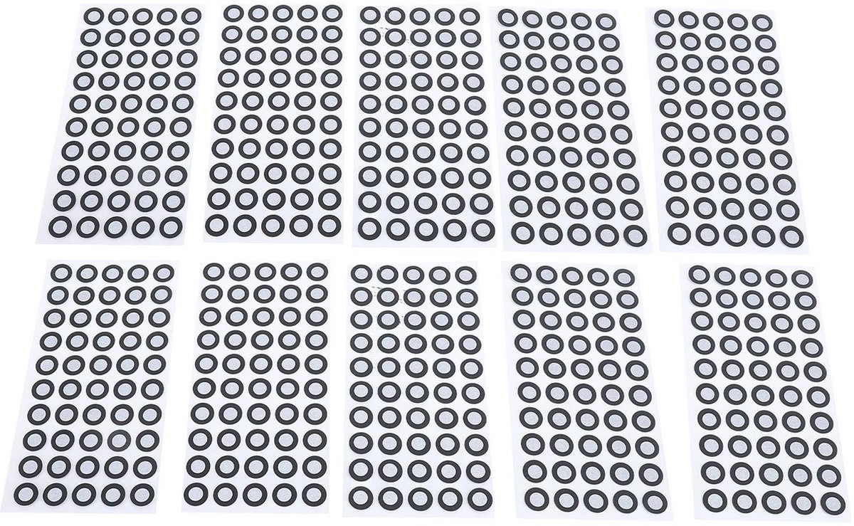 Allecto - 3D Scanning Targets - Precisie Scannen - 500 Stuks - Hoge Reflecterende Film - Positionering - Geschikt voor 3D Scanner - ID 6,0 mm