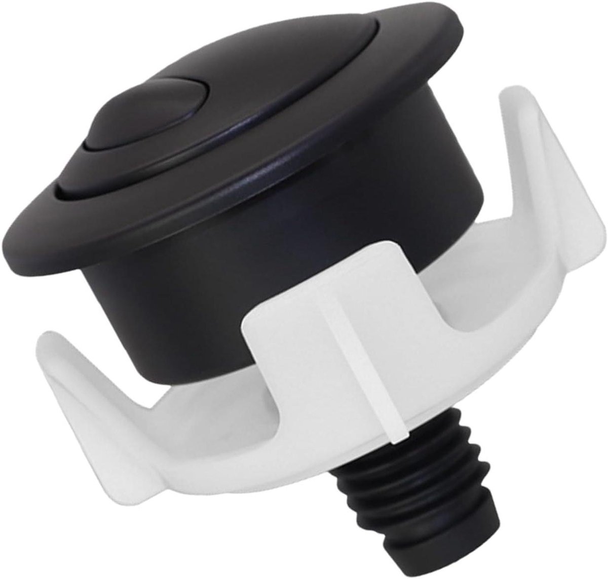 Toilet Knop - Spoelknop - Waterbesparing Toilet - Twee Spoelmogelijkheden - 54 x 37 mm - Wit