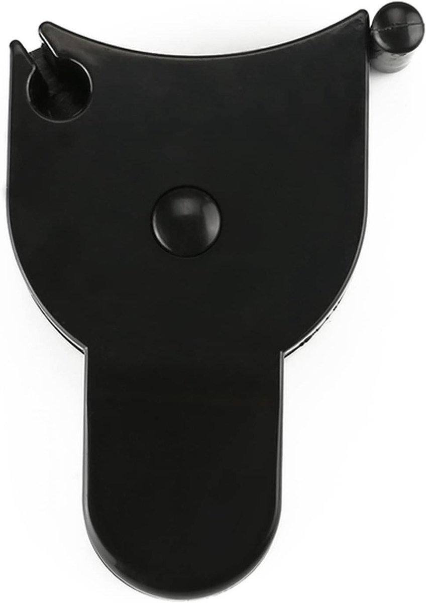 Rolmaat Meetlint - Lichaamsmaatlint - Lichaamsmeting Doen - Intrekbaar met knop - 205 cm - Zwart