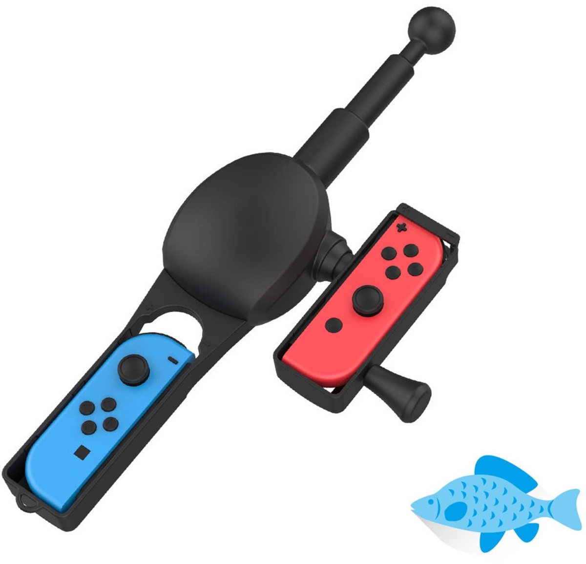 ONF3 - Hengel Handvat Vissen - Spel Kit voor Nintendo Switch - Inclusief Joy-Con Accessoires - Perfect voor gaming - Geschikt voor visliefhebber...