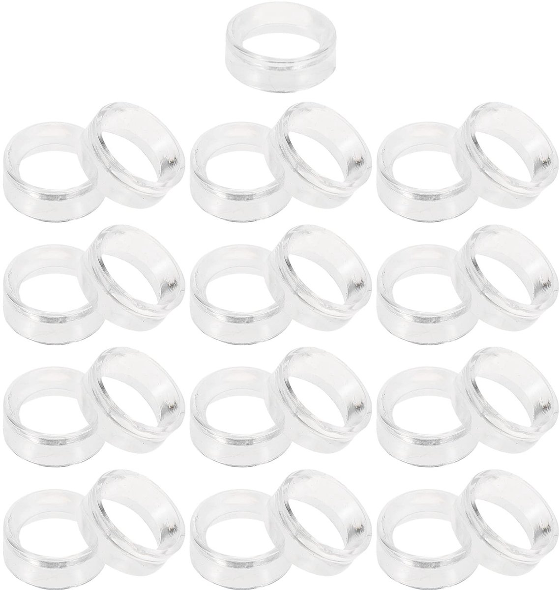 aladdien - Acrylstandaard - 25 stuks ronde standaard - perfecte presentatie voor golfballen - ideaal voor verzameling - acryl - voor hobbyisten - ve...