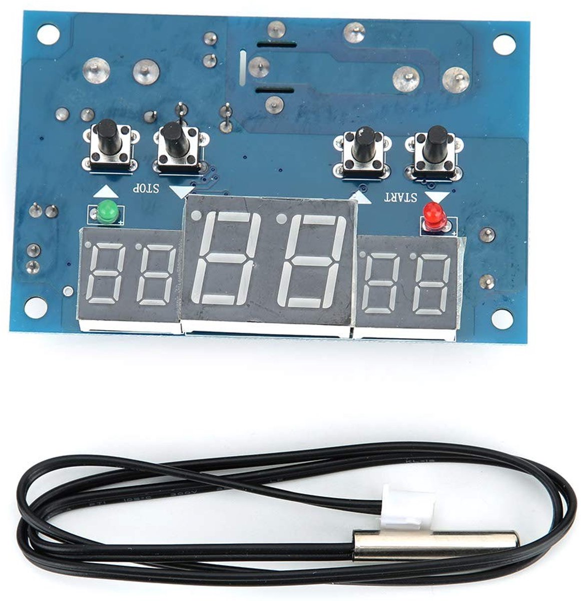 XH-W1401 Digitale Thermostat Module met Waterdichte Sensor - Temperatuurregeling DC9-15V