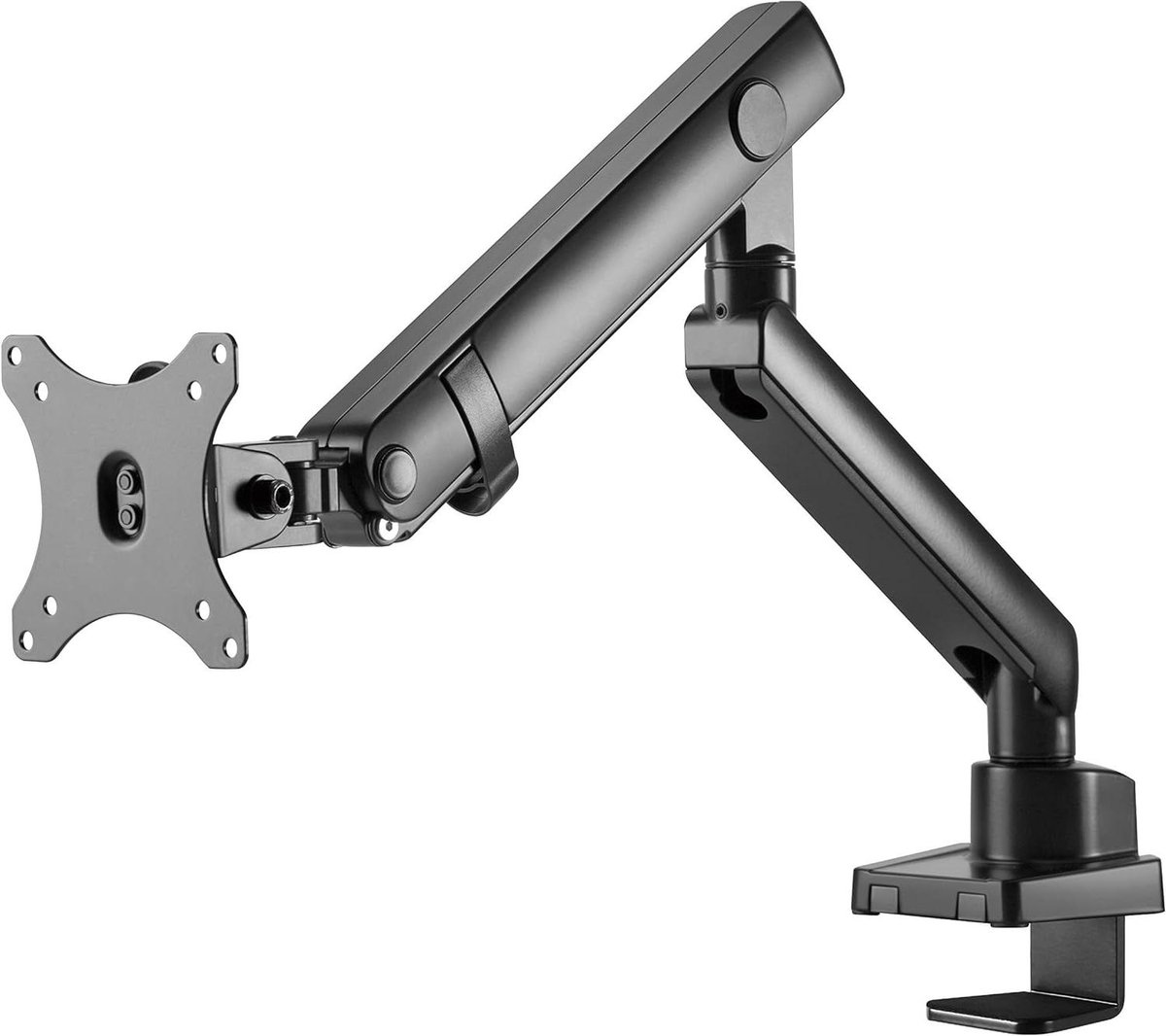 Monitorarm - Schermhouder Bureau - Ergonomisch Werken - Hydra Lift Scharnier - 17-32 inch - Zwart