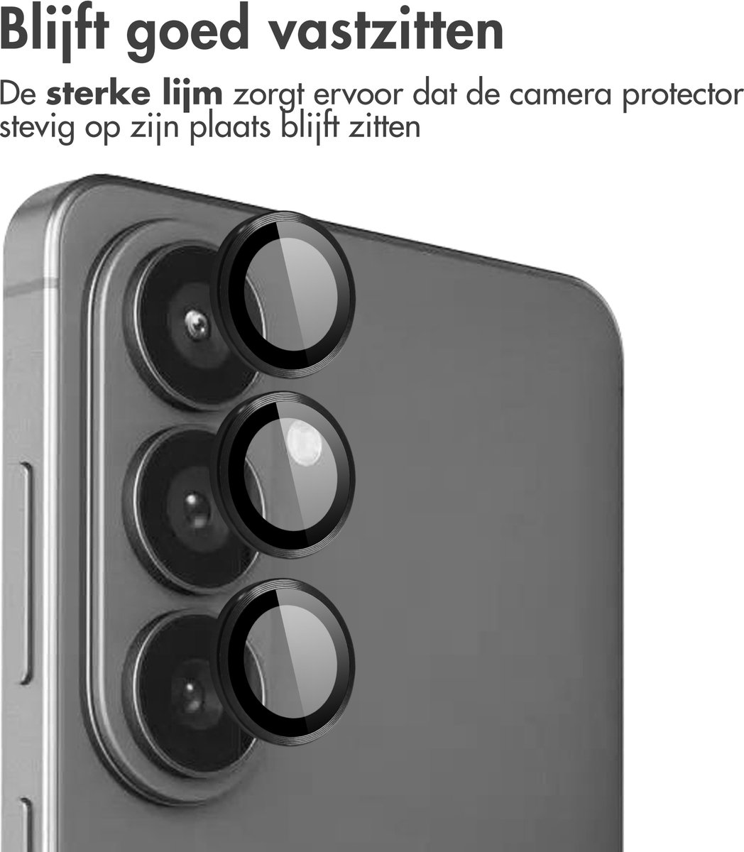 imoshion Camera Lens Protector - Geschikt voor Samsung Galaxy S26 Ultra - 2 Pack - Zwart — cadeau in Cadeau-ideeën - foto 3