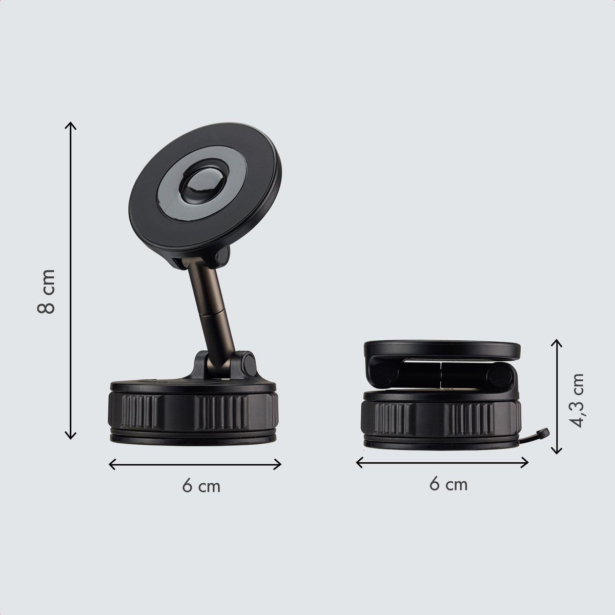 imoshion Telefoonhouder Auto Magnetisch - Geschikt voor MagSafe - Krachtige Zuignap voor Dashboard / Raam - 360° draaibaar - GSM houder — cadeau in Cadeau-ideeën - foto 6