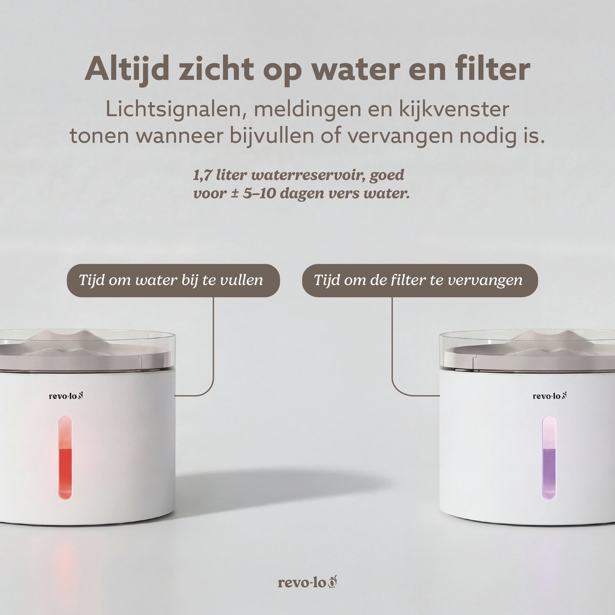 Revo-loo Stream - Drinkfontein Kat met Filter thumbnail 3