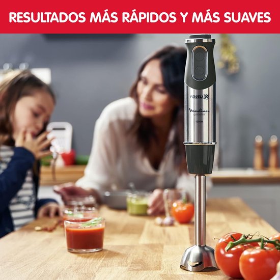 Handmixer - Keukenapparaat - Maaltijden Bereiden - Powelix Technologie - 1000 Watt - Zwart Staal — afbeelding 5