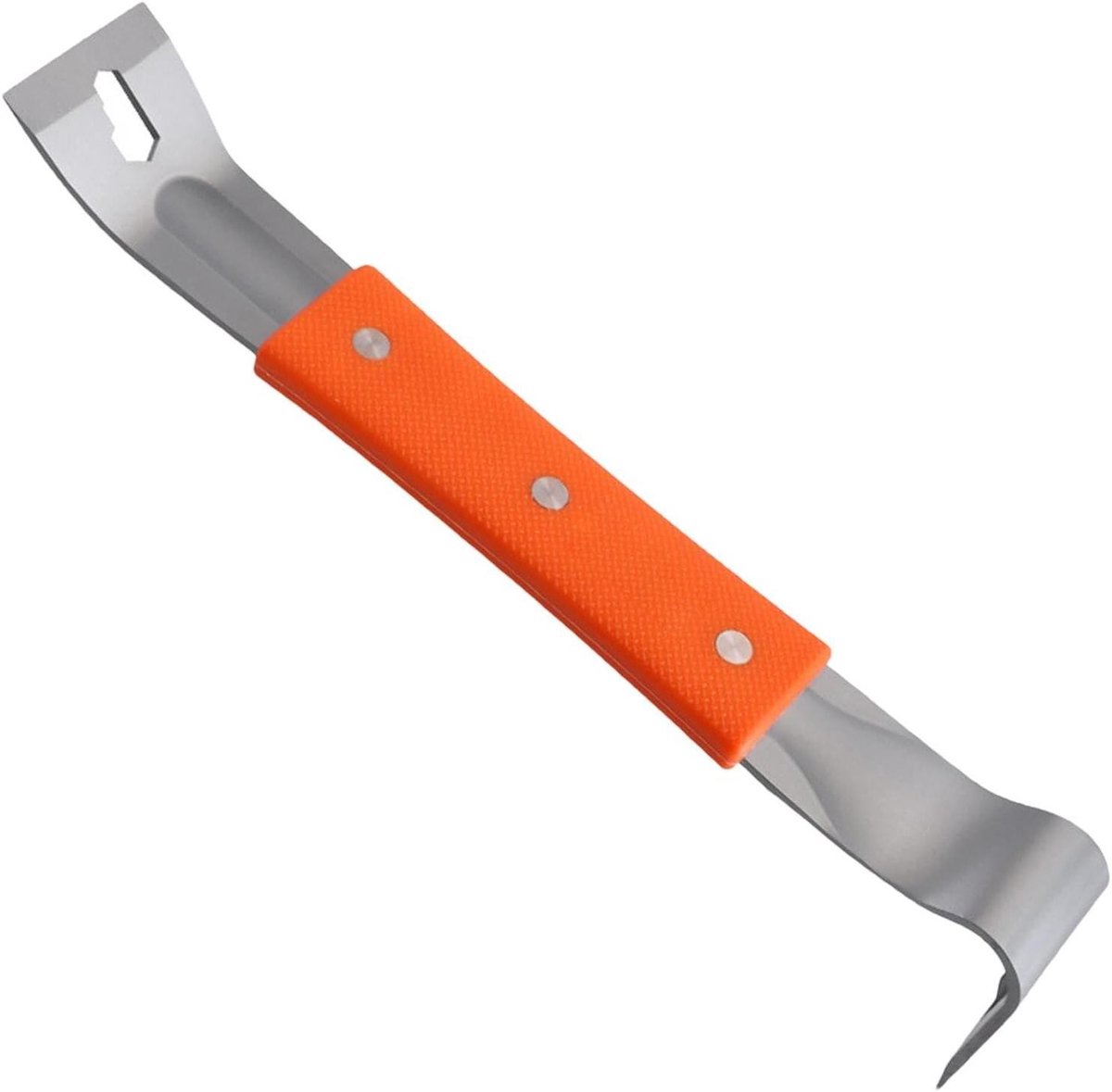 Kleine hefboomstang - Platte koevoet - Klusjes uitvoeren - Ergonomische grip - 38 cm - Zwart