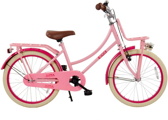 2Cycle Meisjes Transportfiets 20 inch (6-8 jaar) - Roze - Trendy Schoolfiets van 2Cycle — afbeelding 2