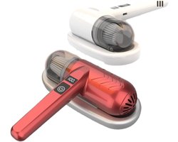 Draadloze stofzuiger, draadloze handstofzuiger, mijtverwijderaar, matrasreiniger met UV-C-sterilisatie, dieptereiniging van bedden, banken,