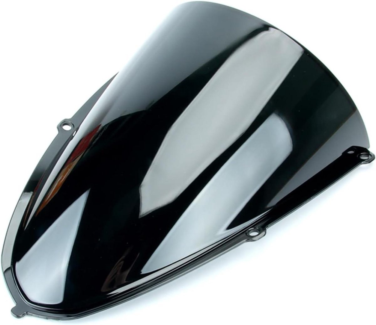 Motorfiets Windscherm - Kuip Vizier - Comfortabele Rit - Koolstofvezel Look - 3 mm Dik - Zwart Transparant