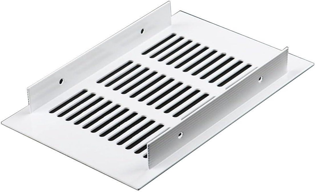 Ventilatierooster - Luchtrooster - Warmteafvoer Kast - Aluminiumlegering - 2.54 cm - Wit