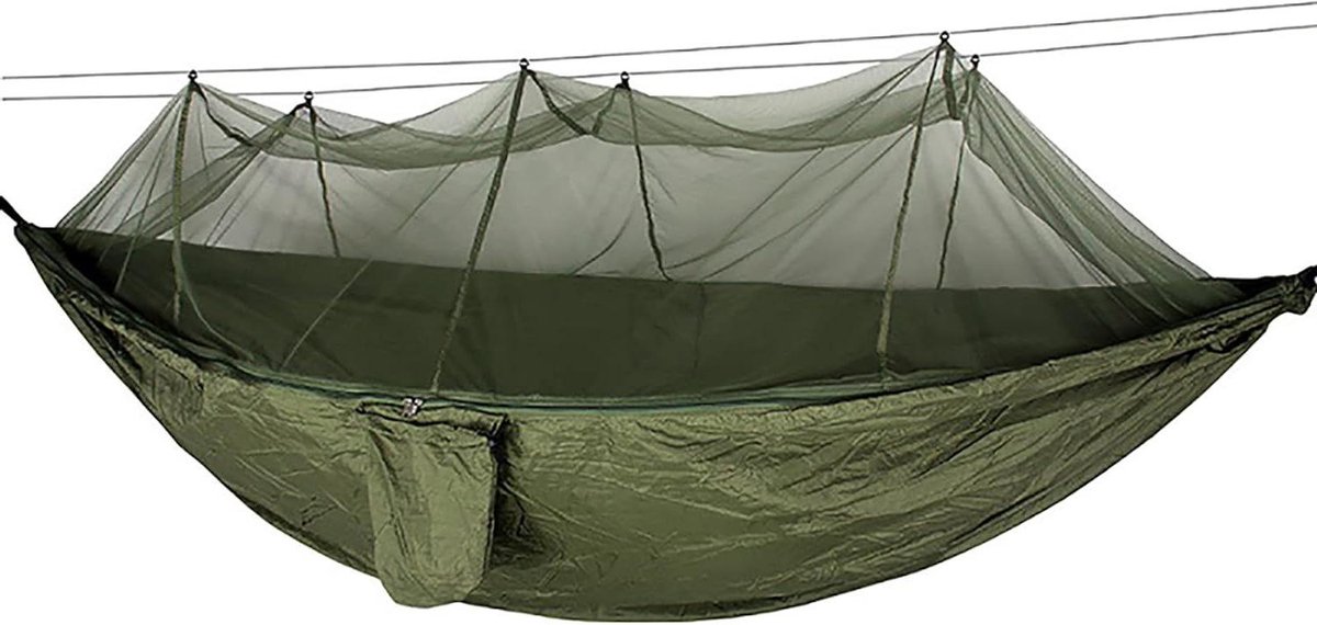 Hangmat - Net hangmat - Ontspannen buiten - Sterk en duurzaam - 260 x 140 cm - One Color