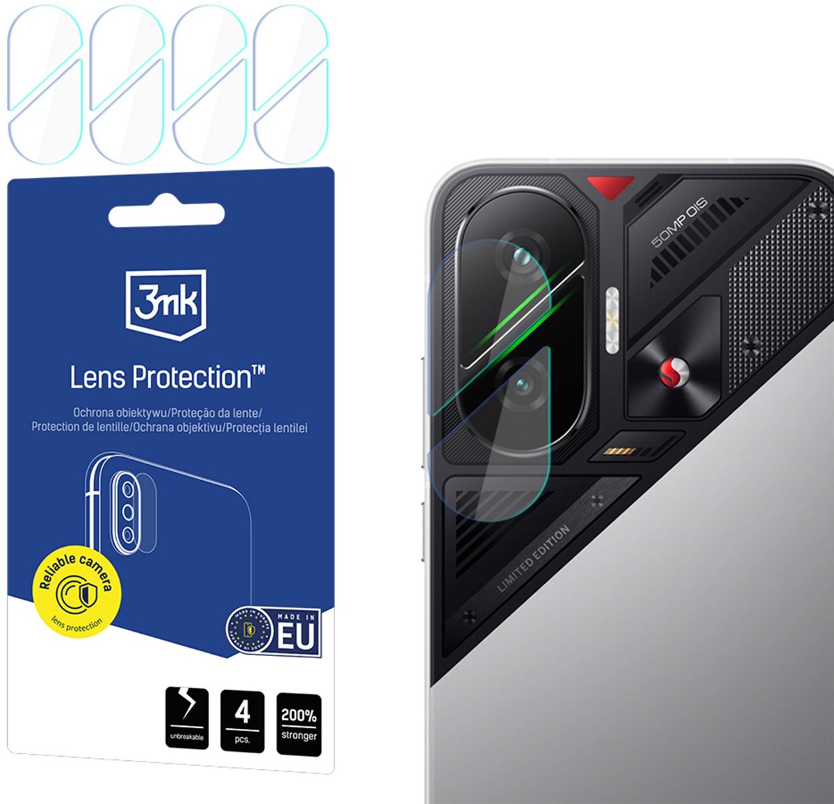 3Mk Lensbescherming Voor Poco F7, Hoge Krasbestendigheid.