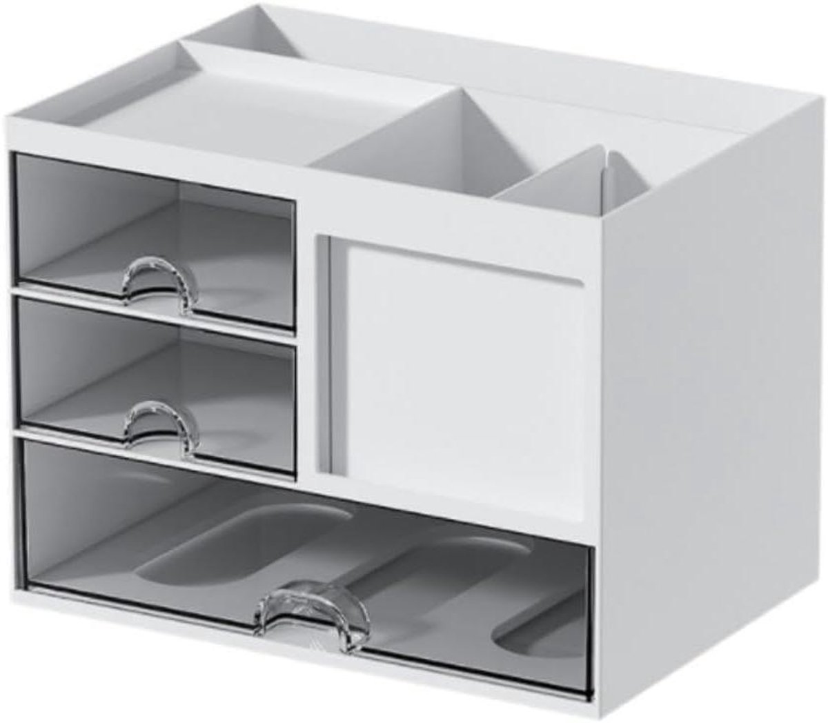 Bureau Organizer - Opberger - Bureau Opruimen - Veelzijdig - 20.8x14.2x15.5cm - Wit