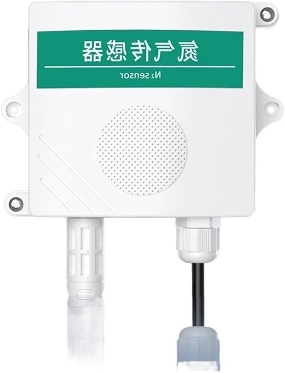Gassensor Temperatuur Vochtigheid - Gasmeter Detector - Luchtkwaliteit Meten - N2 Gas Concentratie - 10 Stuks - Wit