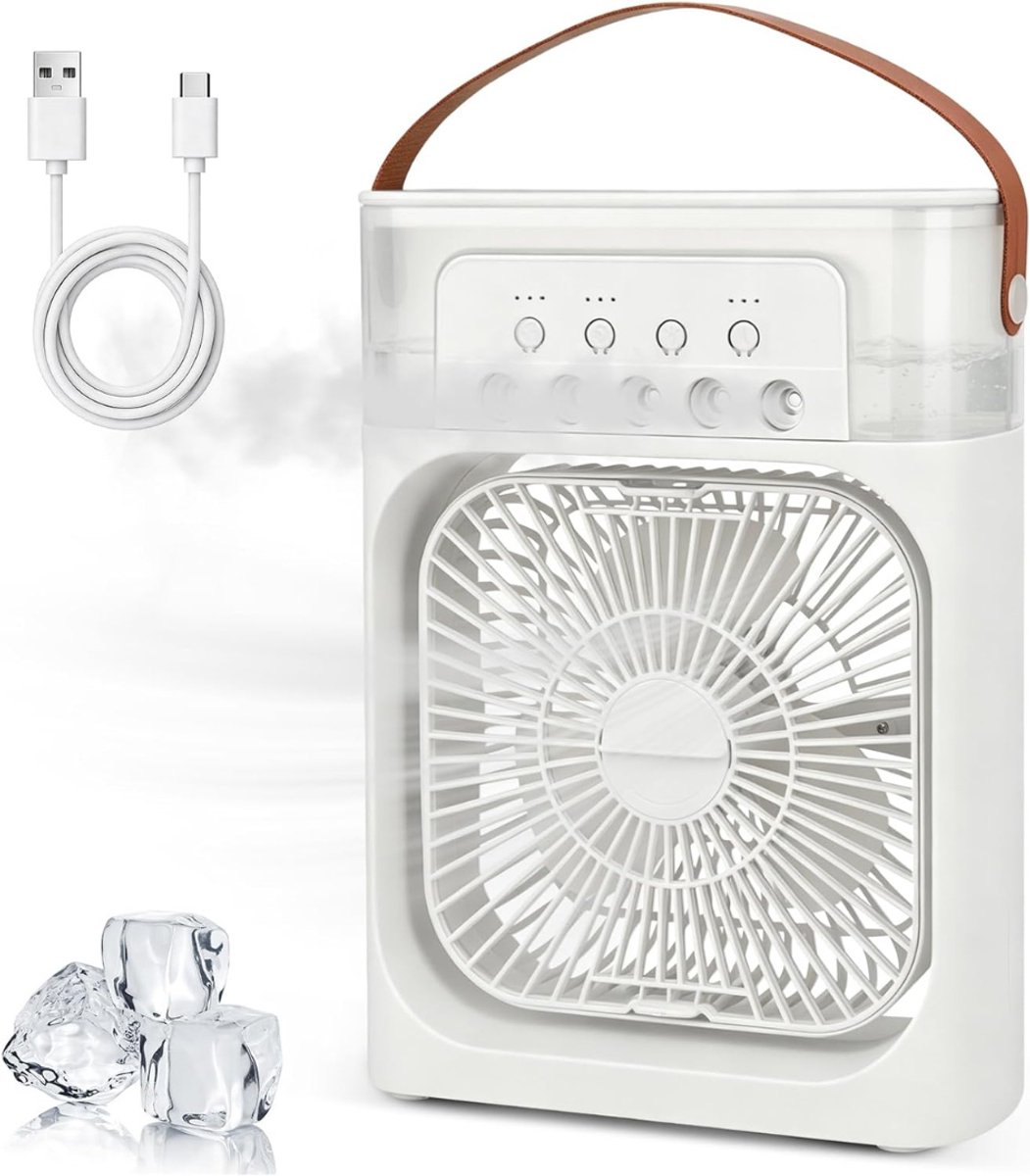 ZMR® Mini Airco - Airco - Mobiele Airco - Wit - 8cm x 15cm x 20cm