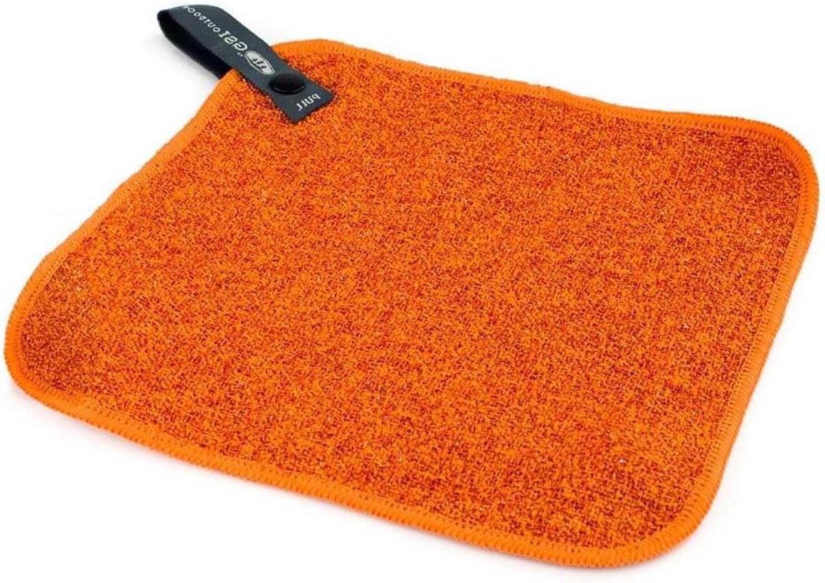 Microvezeldoek - Kampeerexcessorie - Buitenleven - Duurzaam materiaal - Large - Oranje