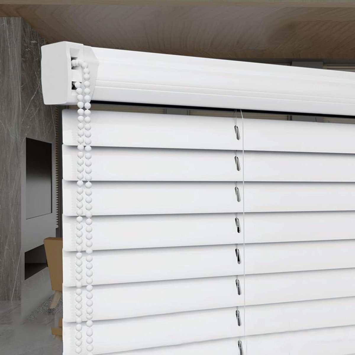 Aluminium Jaloezieën - Raambekleding Lamellen - Lichtregeling Thuis - Waterdicht Gemakkeli