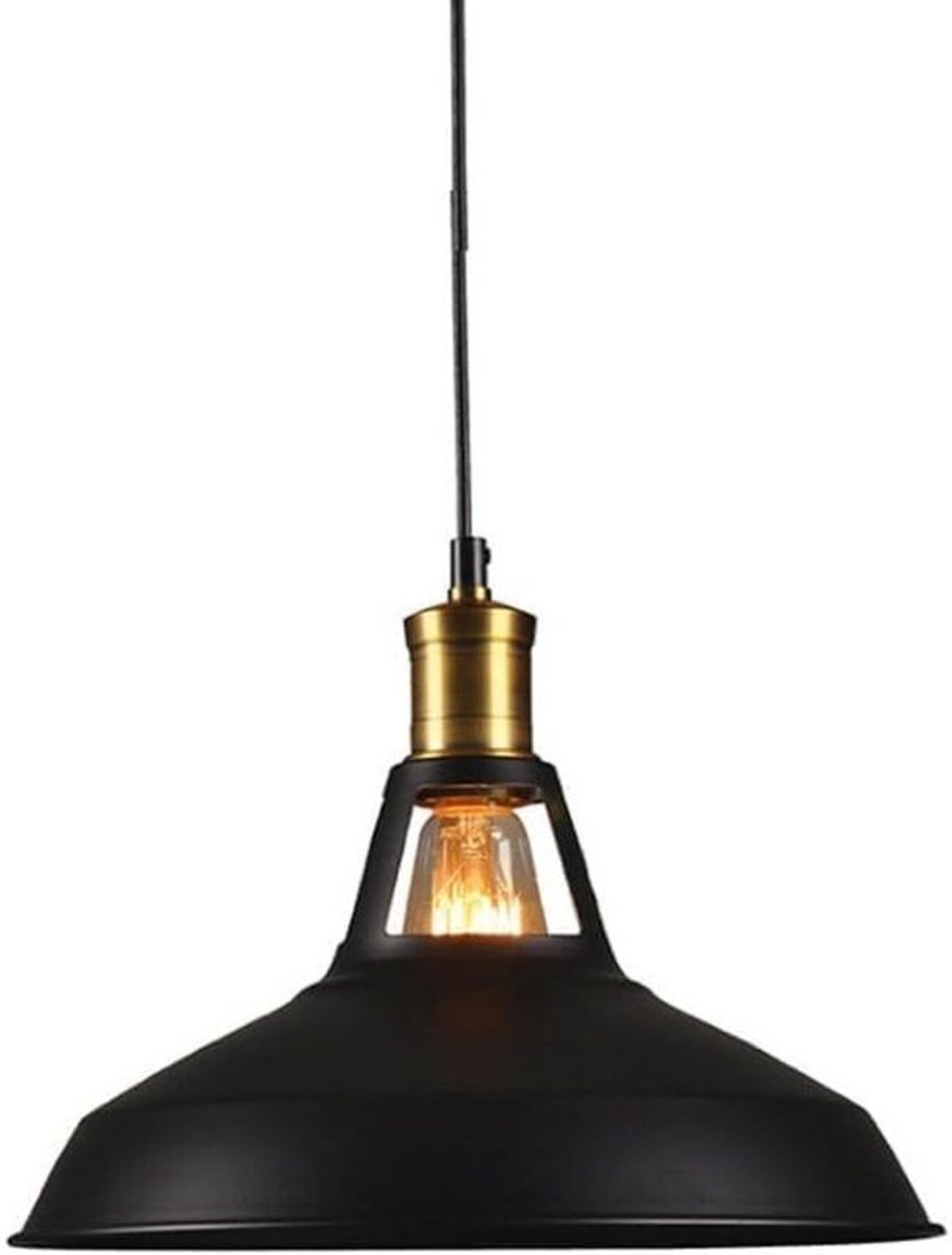 Kroonluchter geschikt voor één lampkop – geschikt voor woonkamer, eetkamer en bar – industriële geschikt vooralen kroonluchter, plafondlamp (E27 schroefdraad)