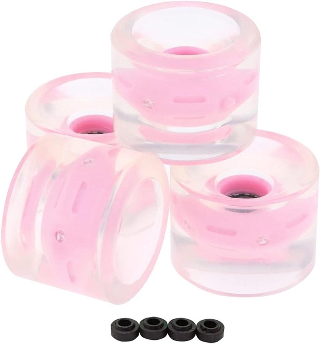 Rolschaats Wielen Skateboard Wielen Straat Skaten Knipperend Licht 60x45mm Gekleurd
