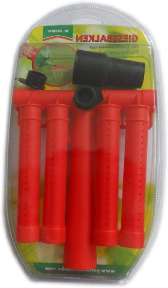 Gietbalken - Waterbalken Gazon - Gazon Behandelen - Universele Adapter - 10-50 cm - Rood