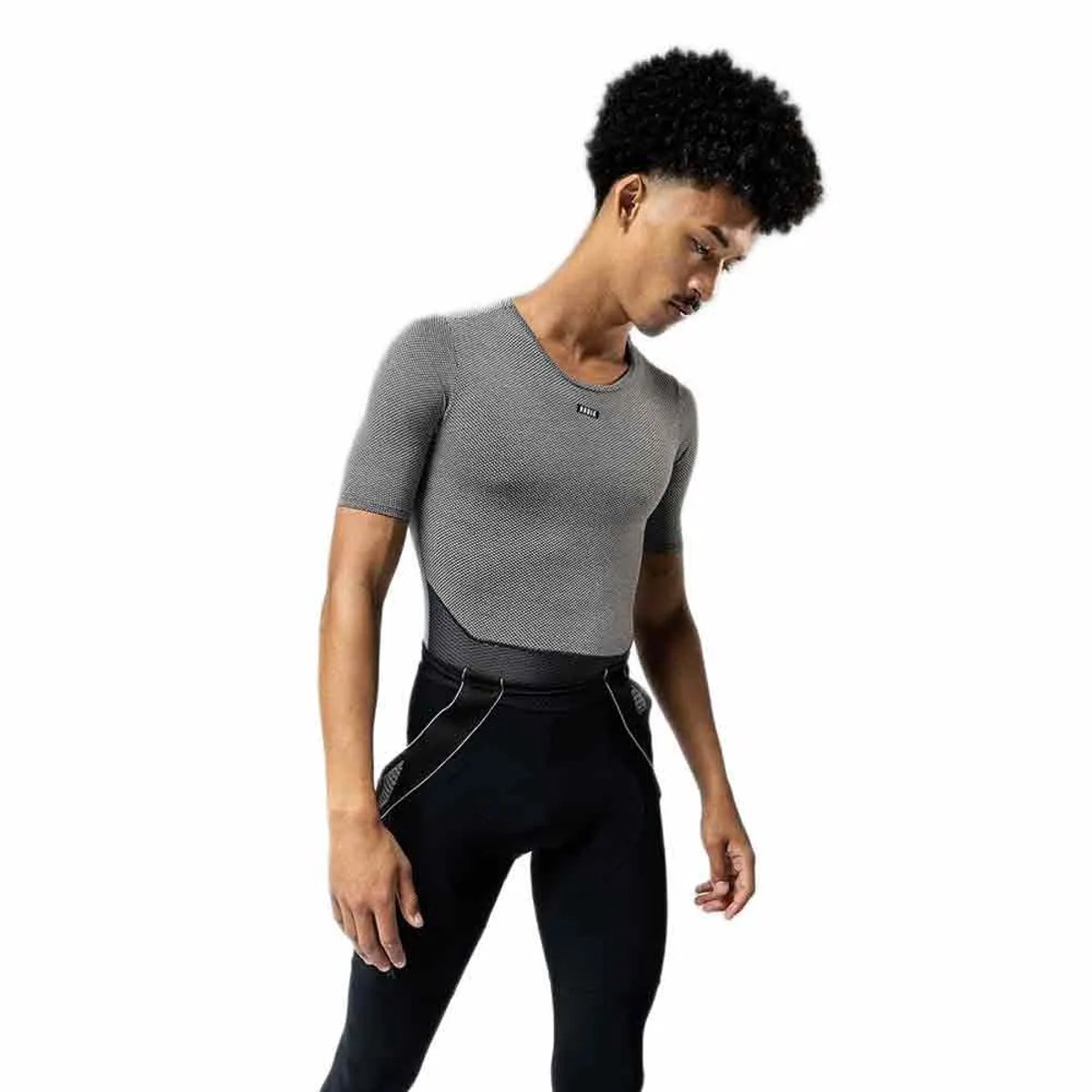 Gobik Cell Skin T-shirt Met Korte Mouwen Man Zwart