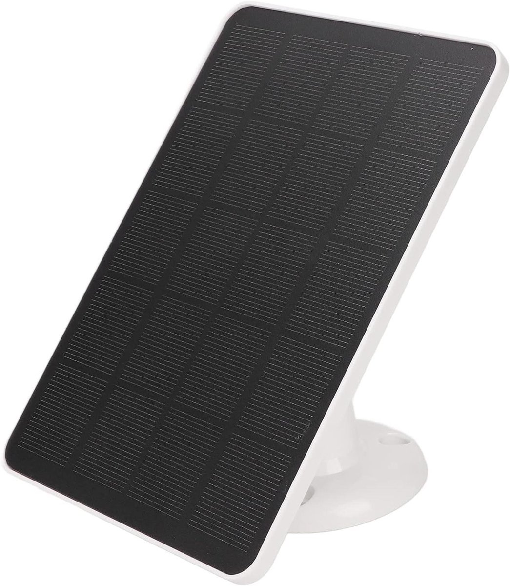 Zonnepaneel - Energiepaneel - Camera Opladen - Monokristallijn Silicium - 4W 5V - Wit