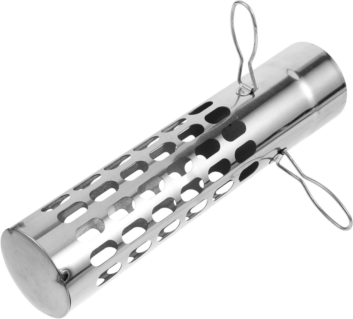 Schoorsteenkap RVS - Pijp Beschermer - Dieren Buiten Houden - Mesh Ontwerp - 26 x 6 x 6 cm - Zilver