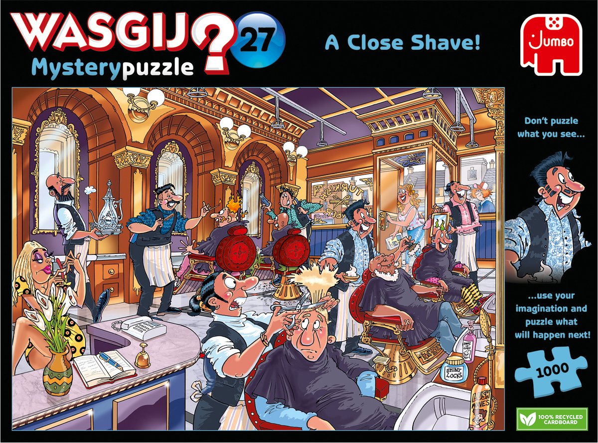 Wasgij Mystery 27 - Vlam In De Pan! - 1000 Stukjes puzzel - Legpuzzel volwassenen — afbeelding 5