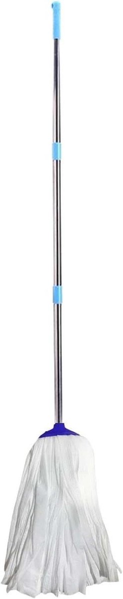 Vloer Mop - Standaard Dweil - Efficiënt Reinigen - Super Absorberend - 120 cm - Wit