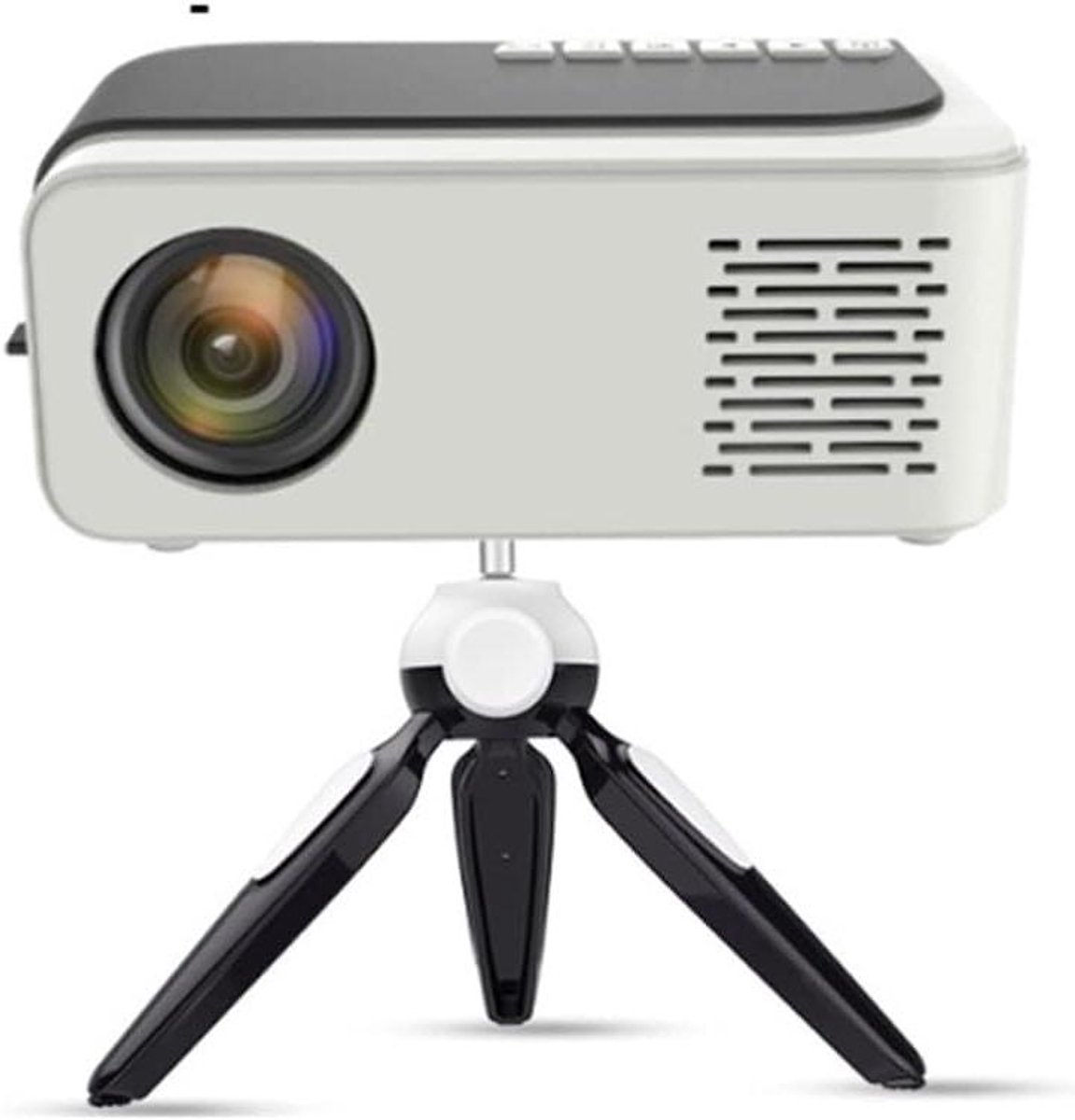 Draagbare Beamer - Mini Projector - Thuisbioscoop Creëren - Groot Beeld Bereik - Tot 60 Inch - Zwart