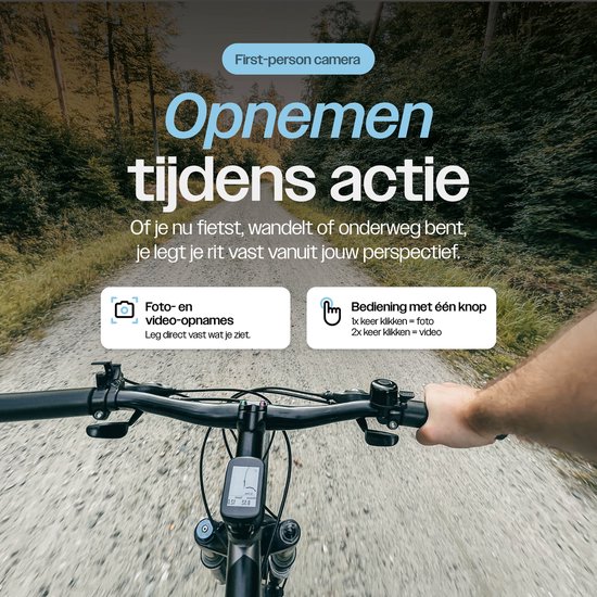 REBØNE® Camera Bril - AI Bril met Camera - Slimme Bril 8MP 1080p Full HD - Smart Glasses en Zonnebril met Bluetooth, Muziek en Bellen - 3 Sets Verwisselbare Glazen - Nederlandse App - Zwart met Blauwe Glazen — afbeelding 2