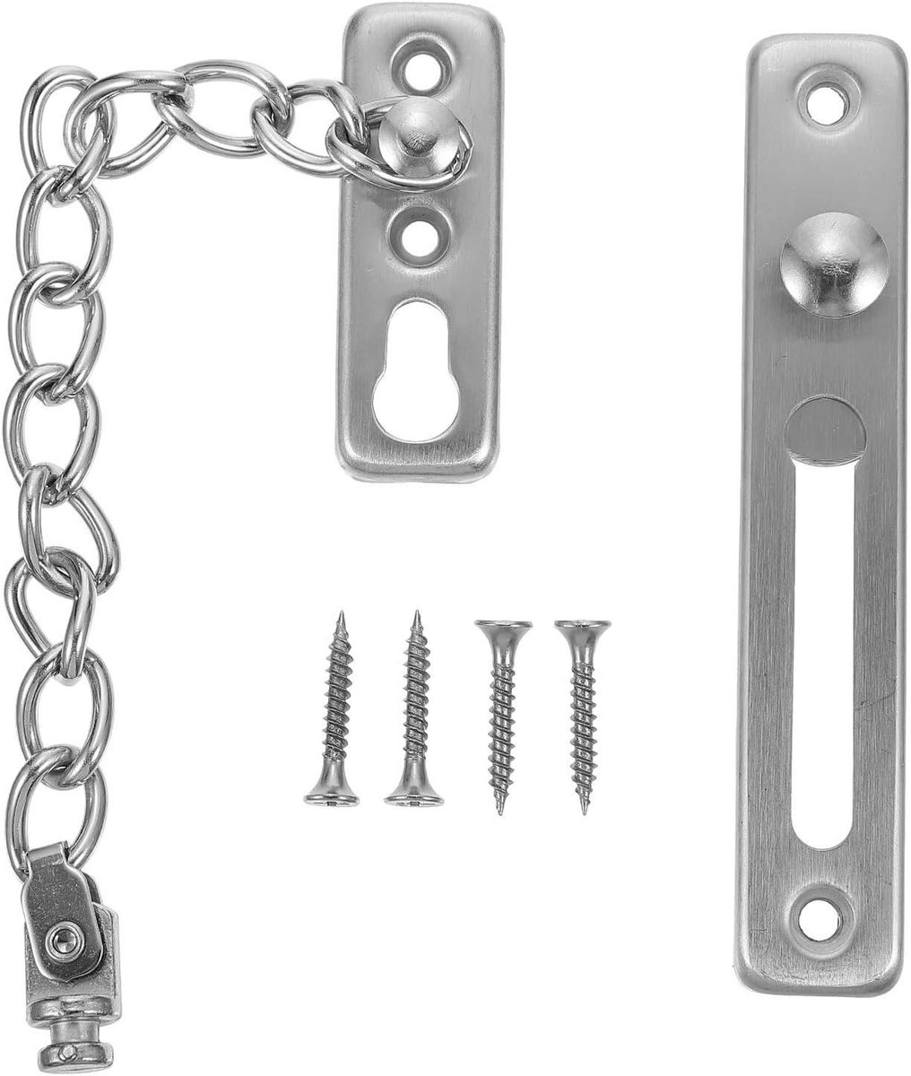 Deurketting - Veiligheidsketting - Extra Beveiliging - Roestvrij Staal - 13 cm - Zilver