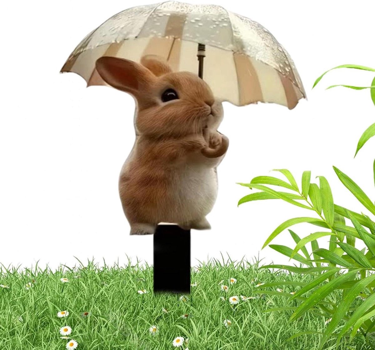 Tuinprikker Decoratie - Mini Acryl Figuur - Tuin Verfraaien - Weerbestendig Ontwerp - 20 cm Breed - Meerdere Kleuren