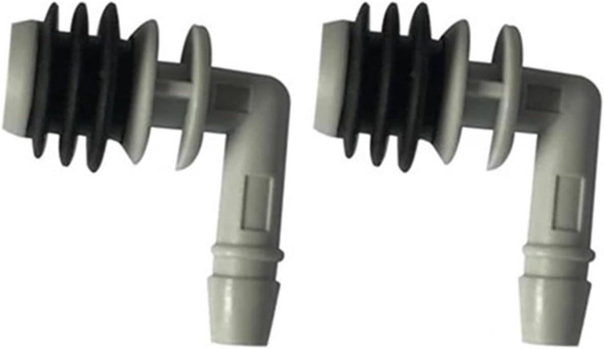 Stofzuiger Dock Connector - Leeg Dock Pijp - Robot Onderhoud - Efficiënte Afdichting - 2 Stuks - Wit
