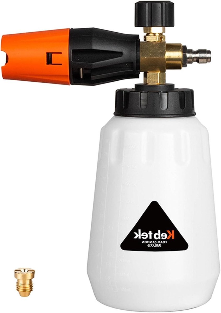 Schuimpanon voor autowas, 1/4 inch Quick Connect, 1 liter - Ideaal voor autopoetsen en reinigen