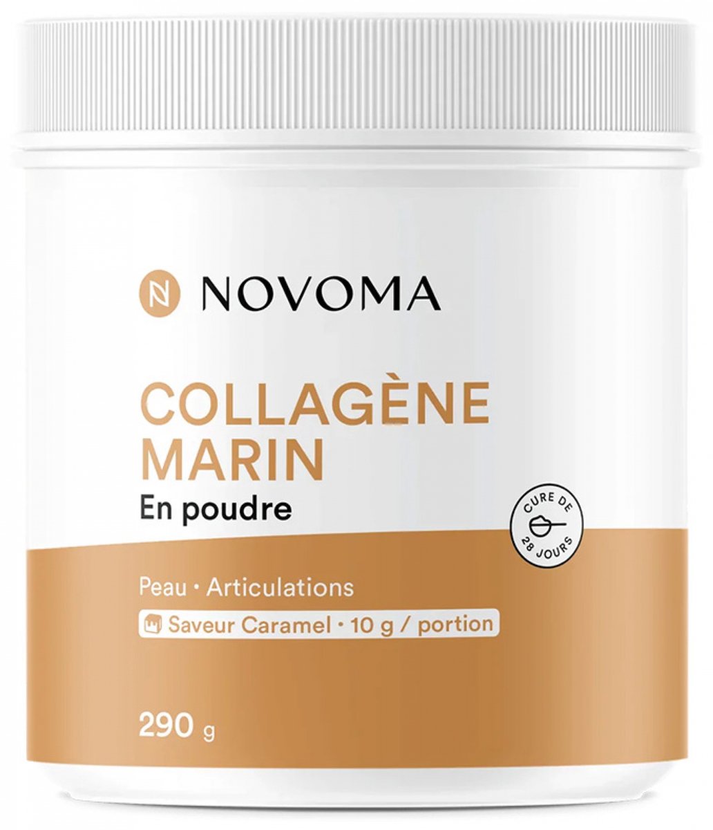 Novoma Marine Collageen Poeder 290 g (Smaak : Karamel)