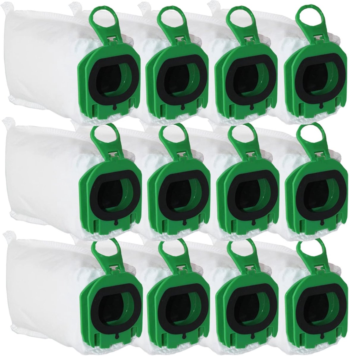 12 stofzuigerzakken geschikt voor Vorwerk Kobold VB100, VB 100, FP100, FP 100; filterzakken geschikt voor Kobold VB100 snoerloze stofzuigers.