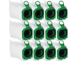 12stuks - geschikt voor Vorwerk Kobold VB100 VB 100 FP100 FP 100 - zakken voorvervangende onderdelen accessoires - filterzakken geschikt voor Kobold VB100 draadloze stofzuiger